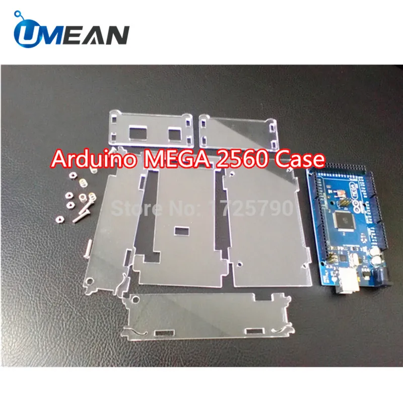 

Free Shipping Transparent Acrylic Box Compatible For Arduino Mega 2560 R3 Case Mega2560 Case
