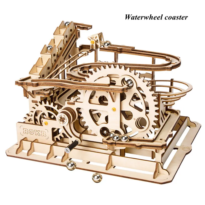 Креативная Фигурка DIY водное колесо Coaster деревянные миниатюрные ремесла