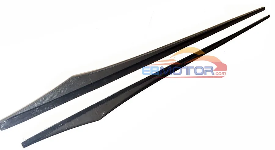 Real Carbon Fiber Side Skirts Spoiler Trim 1pair for BMW F06 F12 F13 M-Sport M-Tech 2014UP B292