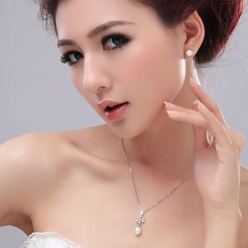sinya snow pearl pendant sterling silver necklace christmas gift tz0030p (18)