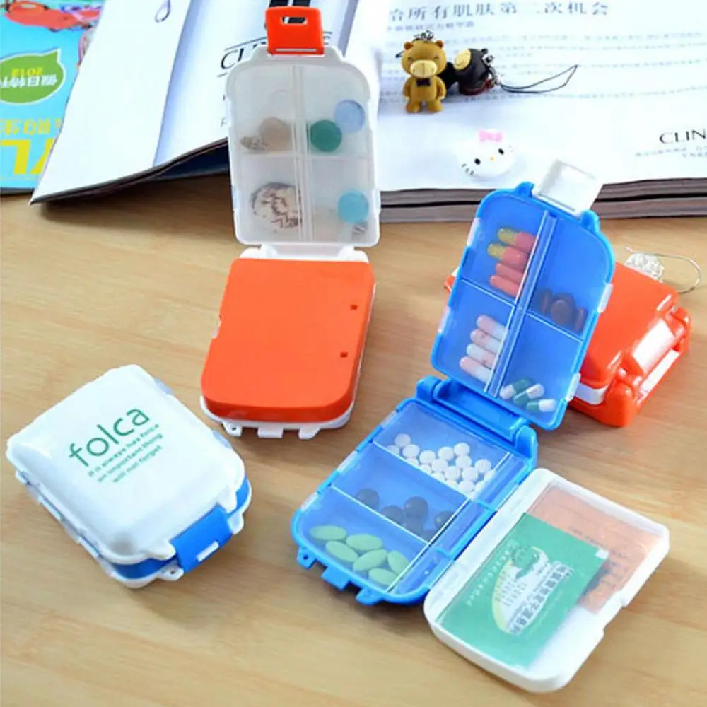 

Weekly Sort Folding Vitamin Medicine Tablet Drug Pill Box Case Portable Container Organizer Hot Bag Accessories