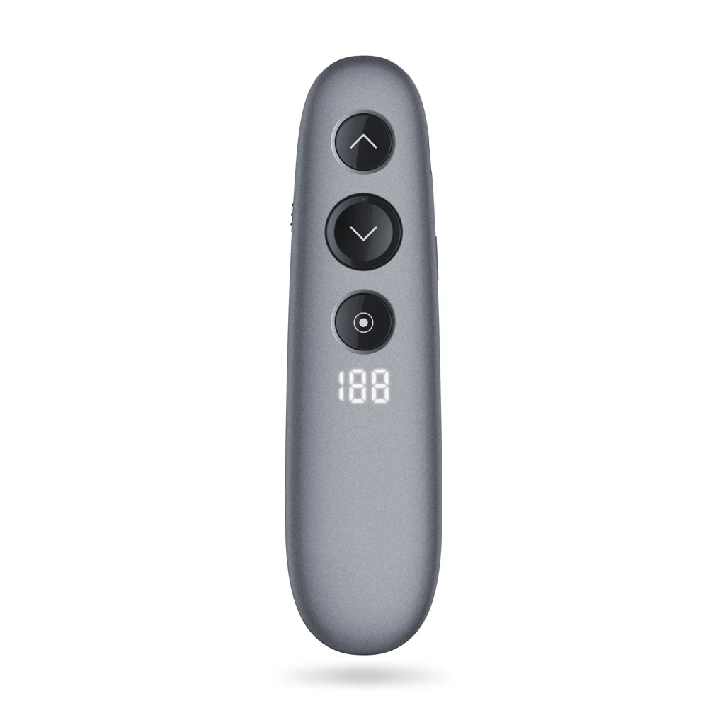 AVATTO High-Tech Spotlight Digital Laser Wireless Presenter with Air Mouse, PPT Presentation Remote Clicker for Teaching Meeting