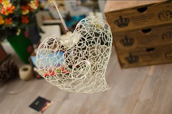 

Fashion fruit candle holder white heart candle holder