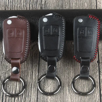 

Car leather key case For Chevrolet Cruze Onix Silverado Camaro Aveo Opel VAUXHALL Astra Corsa Antara Meriva Insignia Key Cove