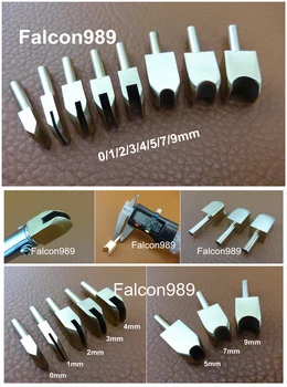 

8pcs Pure Brass Leather Craft Burn Edge Decorate Solder Iron Tip Tool Set Kit DIY Sewing Carving Stitching Stamping Knife Cutter