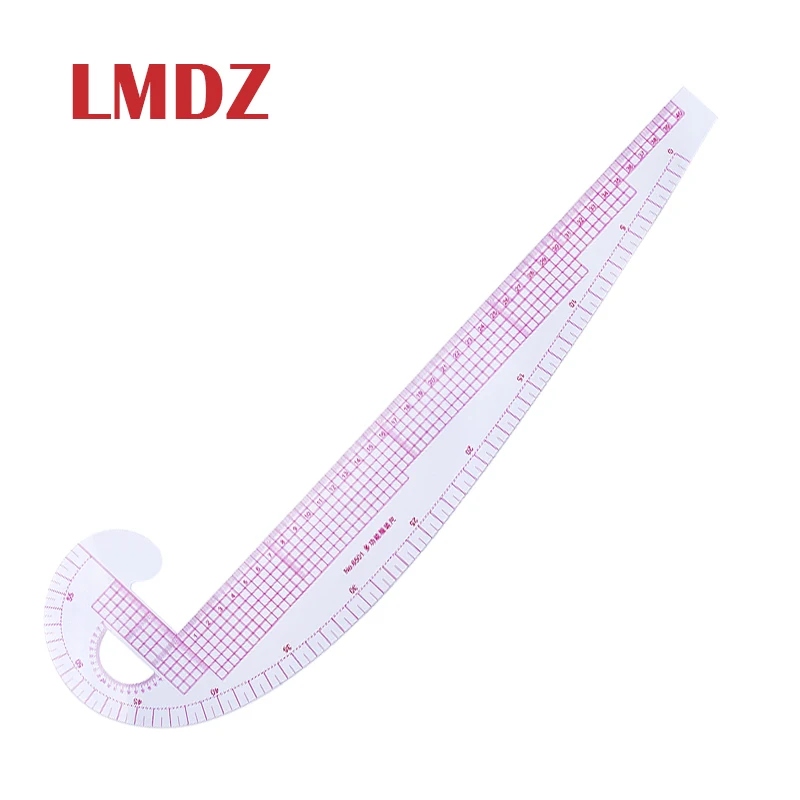 Plastic Transparent French Curve Ruler SplIne Sewing Patchwork Feet Tailor Yardstick Cloth Cutting Rulers | Дом и сад