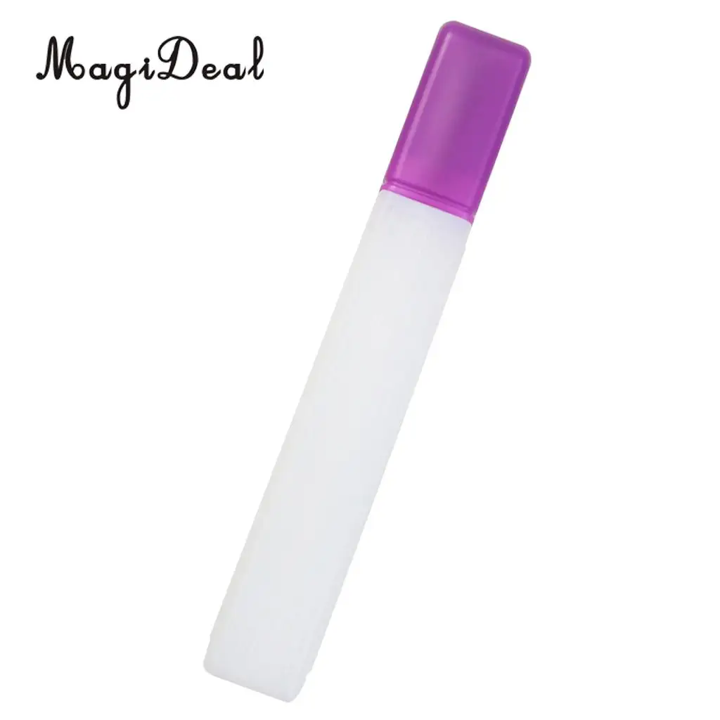 41x6cm Plastic Clear Knitting Needle Crochet Hook Tube Case Holder Storage Case 