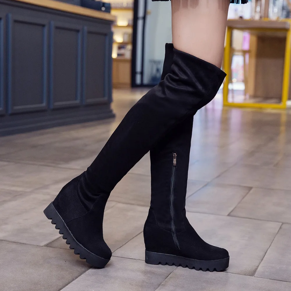    Winter Wedge Boots     AliExpress