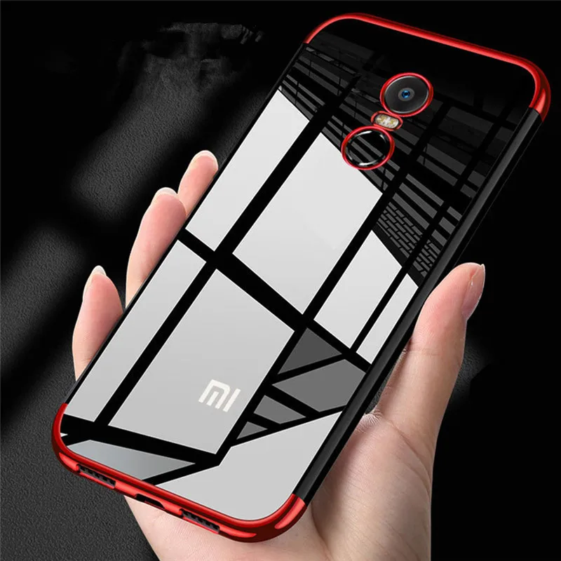 

Luxury Three-stage plating Case For Xiaomi Redmi Note 4 pro Prime Soft Transparent Cover For Xiaomi Redmi Note 4 Global Version