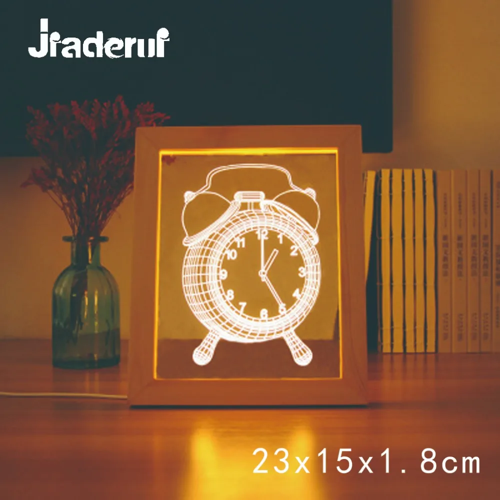 

Jiaderui Novelty 3D Photo Frame Wall Lamp Creative LED Night Light Decor Kids Gift Table Lamp Home Lighting Baby Sleeping Light