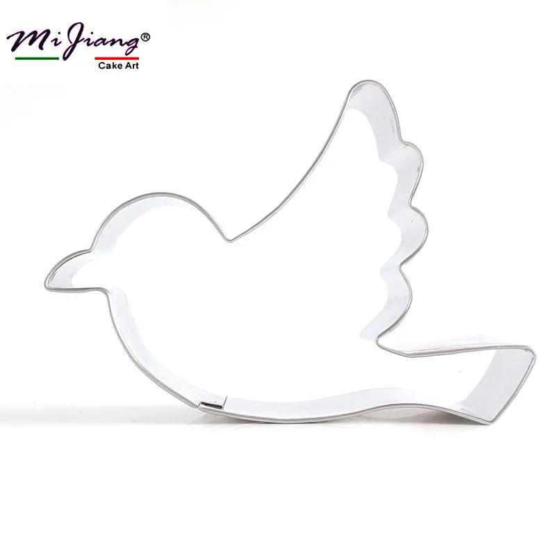 

2016 Stainless Steel Pigeon Cake Mould Fondant Cookie Moldes DIY Cake Decorating Tools Biscuit Cutters for Baking S7046
