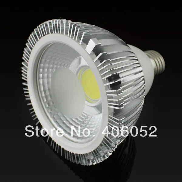 20 штук COB номинальной 30 E27 20 Вт Лампочки высокой мощности Спальня лампа теплый белый прожектор AC85-265V