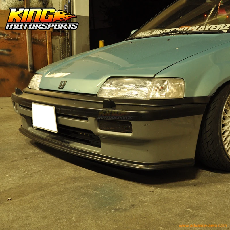 Подходит 1988 1989 1990 1991 HONDA CIVIC 3/4DR OE Фабрика Стиль переднего бампера для губ