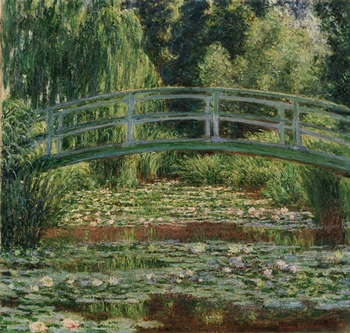 

Impression Claude Monet Painting Japnese Bridge Landscape Wall Art Painting Decoration Printed to Canvas Oil Painting