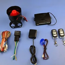 Удивлен! 1-путь корабля автомобиля защиты охранной сигнализации Системы Автозапуск Сирена+ 2 дистанционного