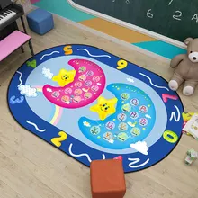 Детская комната ковры Овальный коврик гостиная 3D ковер спальня прикроватная Одеяло детский сад на заказ тонкий коврик может быть машина