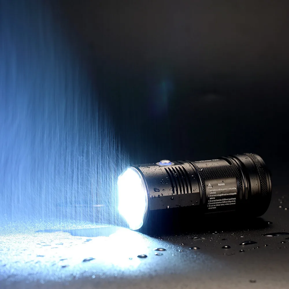 Распродажа! NITECORE 4000Lm TM06S CREE светодиодный фонарик U3 водонепроницаемый без 18650