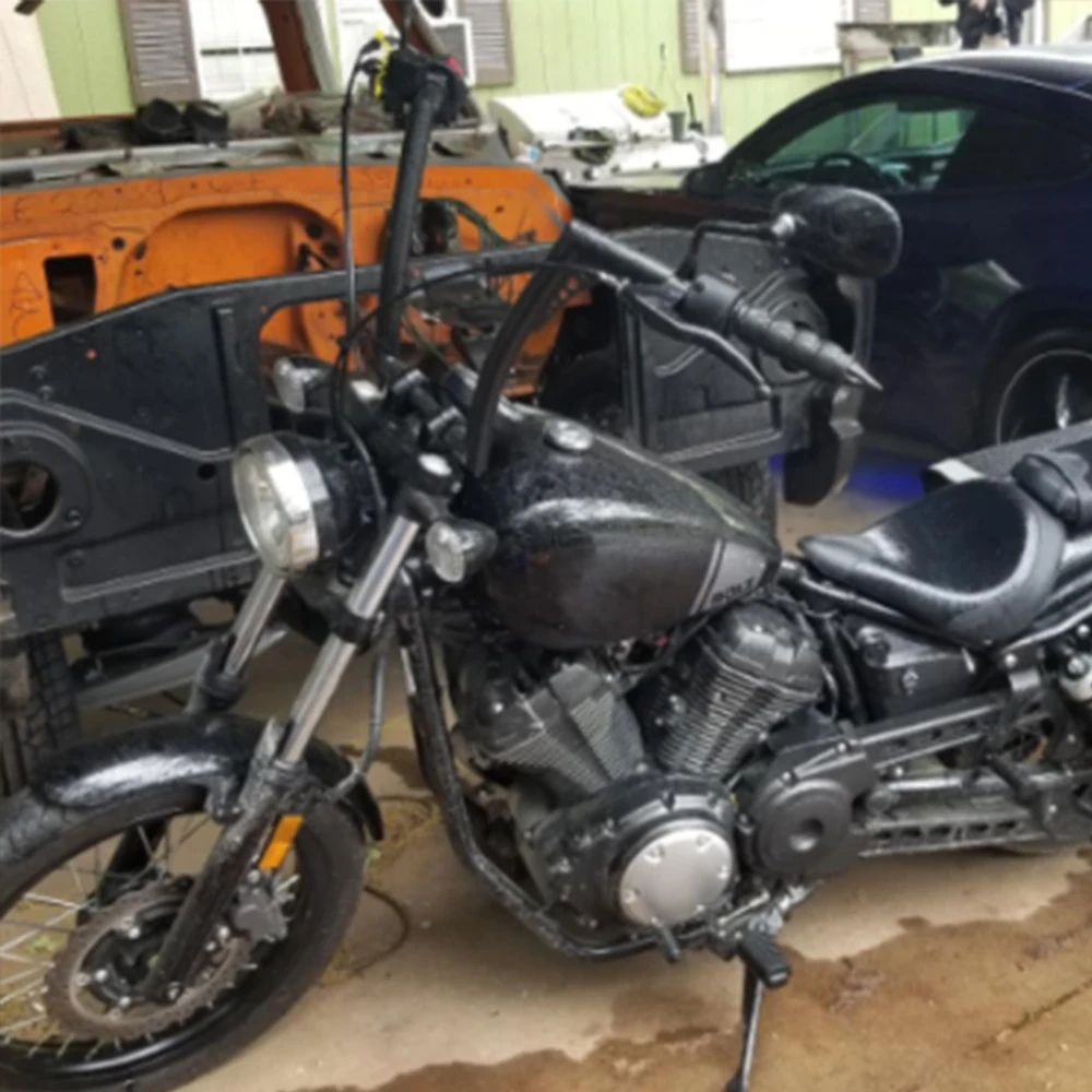 1-1/" Fat 14" Rise широкий руль для мотоцикла руль для Sportster XL 883 1200 FXST черный для всех FLST FXST Sportster XL