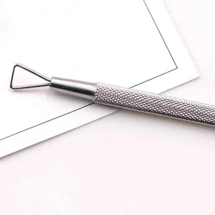 Нержавеющая сталь для удаления ногтей Гель-лак для УФ-лампы для удаления металлической палочки стержень для ногтей инструмент для маникюра инструмент для накладывания лака для ногтей инструмент для удаления