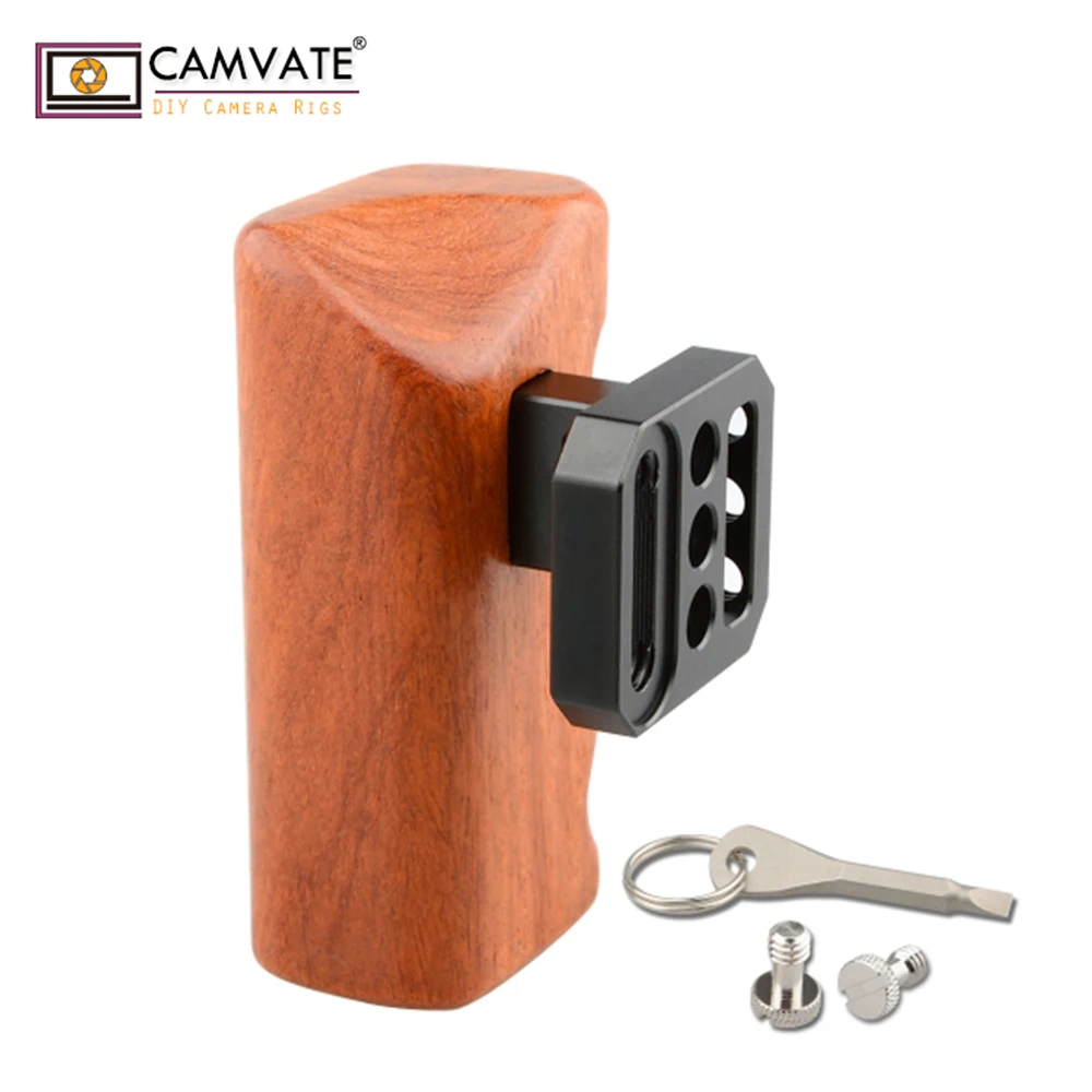 

CAMVATE Wooden Handle Grip (Left) for Panasonic GH Series C1648 camera photography accessories