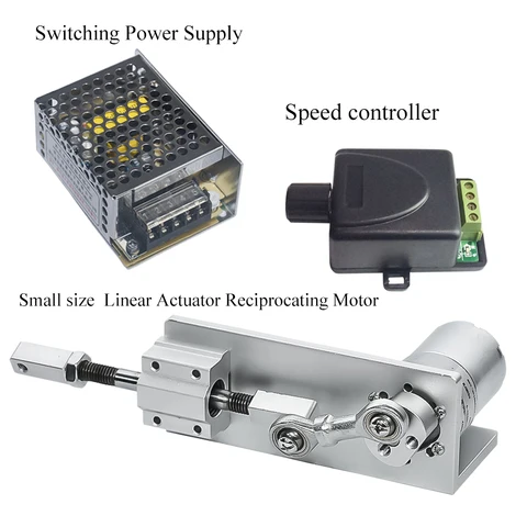 Home v1 117 pequeno diy projeto kit atuador linear alternativo com comutacao de alimentacao controlador de velocidade do