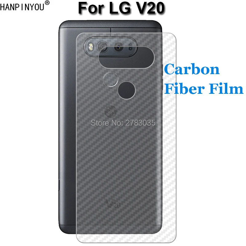 Для LG V20/V20 Dual 5 7 &quotНовый Прочный 3D защита от отпечатков пальцев из углеродного
