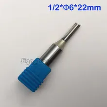 12.7*6*22MM TCT straight drill bits for wood drilling on CNC router woodworking machine engraving machine tool cutter