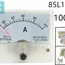 1 шт. 85L1 100A амперметры переменного тока аналоговые панельный Амперметр циферблат ток датчик