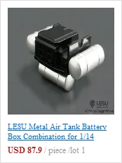 LESU Металлический Воздушный бак батарея коробка комбинация для 1/14 тягач Tmy TH02302