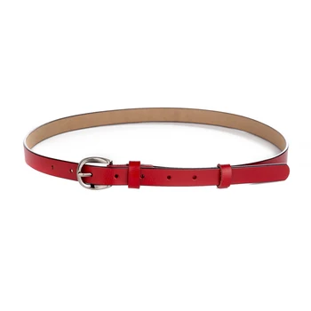 

F&U Luxury Cow Leather Belt Long Waistband For Dress And Jeans Fashion For Women For Party Hot Sale Gift 10 Colors Available