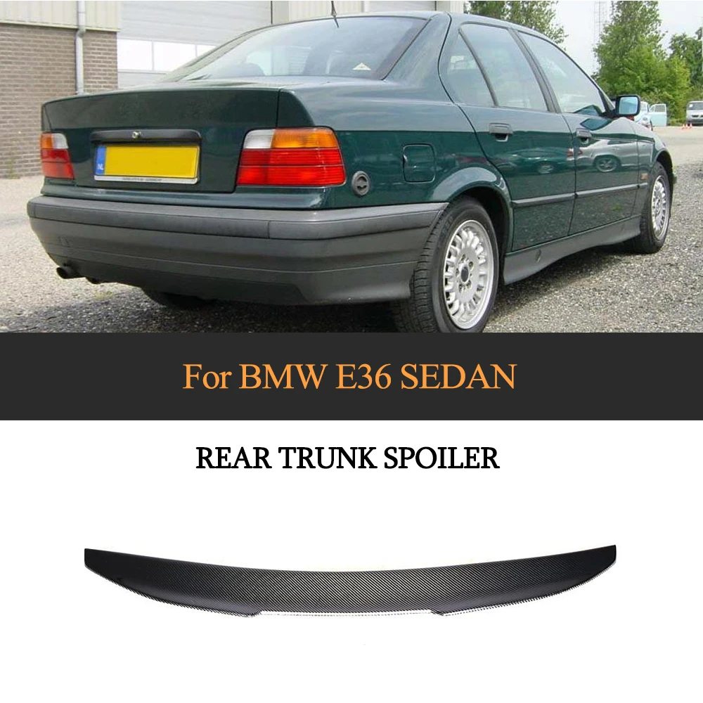 Spoilers Wings Automotive Unpainted For 1991 1998 For Bmw E36 Convertible Rear Trunk Lip Spoiler Wing