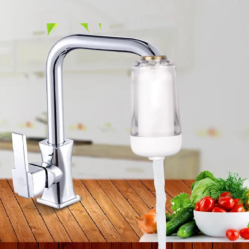 

Faucet Water Filter Ceramic Virtual Core Kitchen Faucet Filter Household Tap Water Purifier