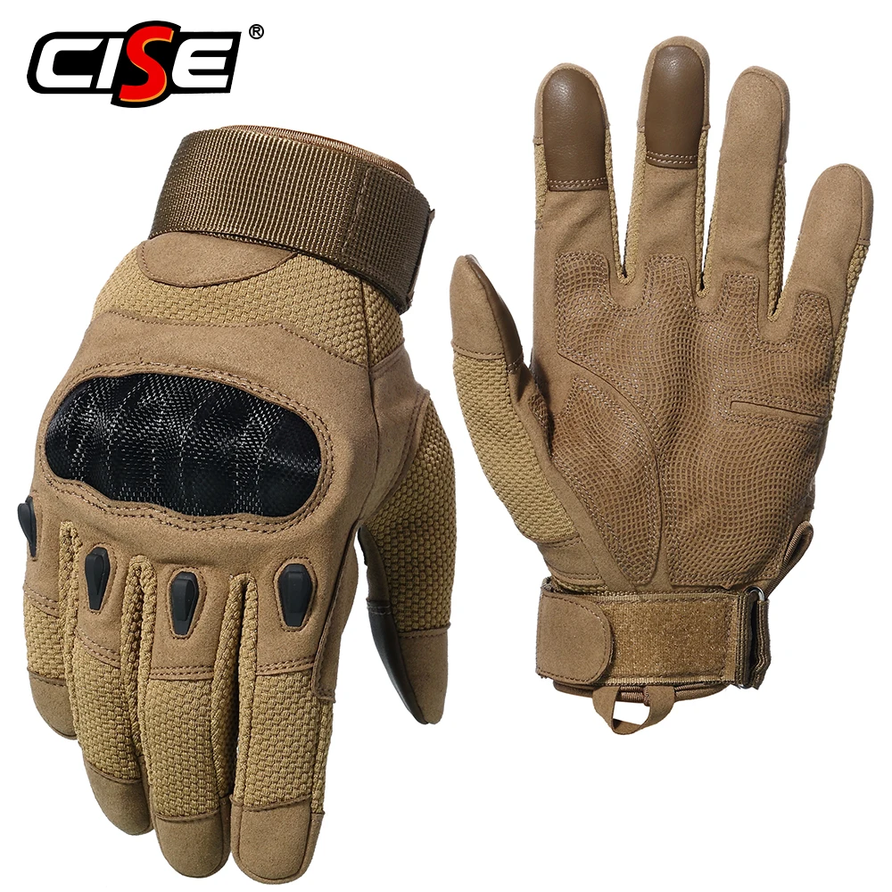 Touchscreen Assault Motorcycle Hard Knuckle Full Finger Gloves Driving Motocross Outdoor Sports Motorbike Racing Biker Women Men