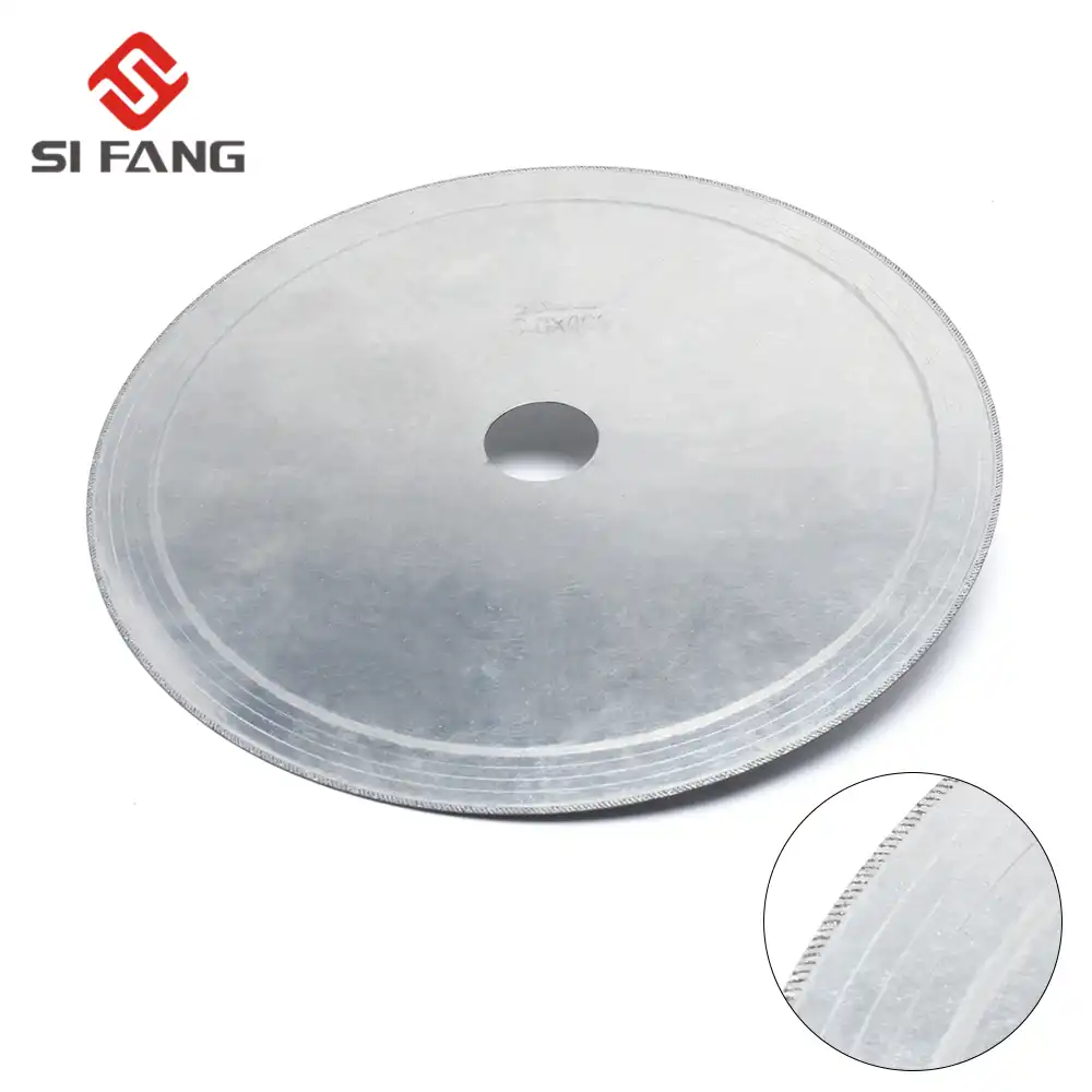 8/" inch Arbor 25mm Ultra-thin Diamond Saw Blade Lapidary Cutting Disc 0.65mm Rim