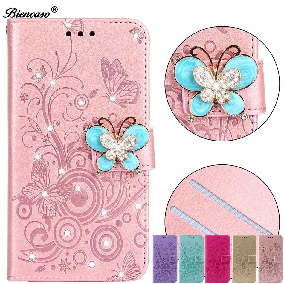 

Butterfly Jewelled Stand Case For Samsung Galaxy J3 Star J5 J7 Pro J4 J6 A6 A8 A5 2018 2017 S9 S8 Plus S7 Edge S10 Glitter Cover