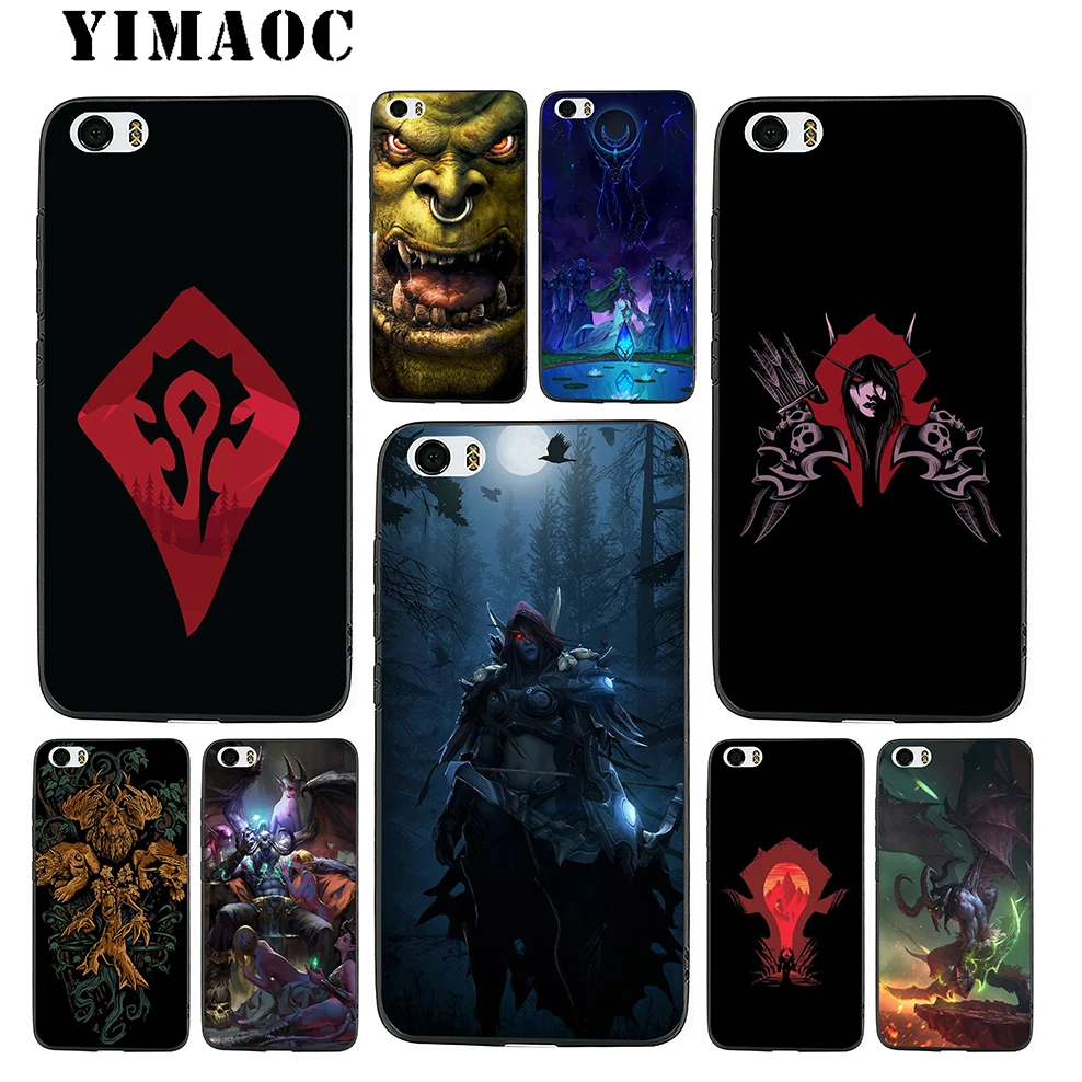 Мягкий силиконовый чехол YIMAOC World of Warcraft для Xiaomi Redmi Note 9 Mi 8 Se 7 6 6A A1 A2 4X 4A 5A 5 MAX 3 MiA1 |