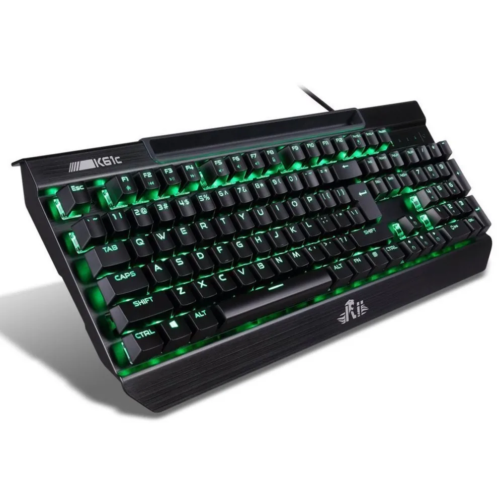 

Keyboard Green Axis Mechanical Keyboard Without Conflict All Metal Keyboard Suitable For Various Games