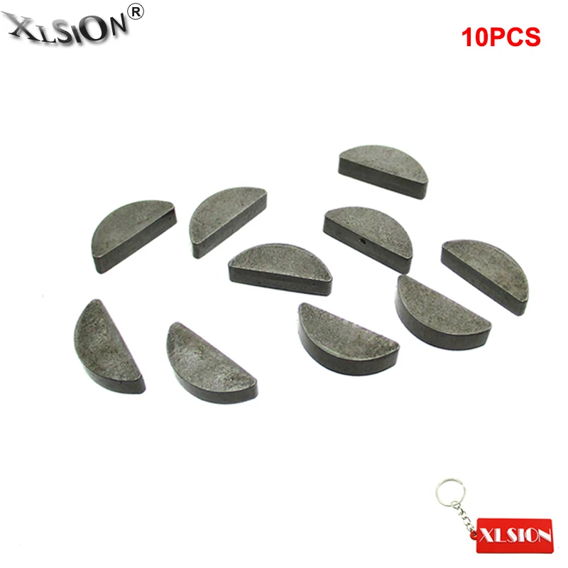

XLSION Aftermarket 10Pcs Woodruff Rocket Key For 47cc 49cc Mini Moto ATV Dirt Pocket Bike Motorcycle