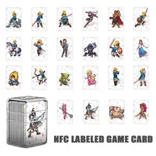 VKTECH 22 шт. NTAG215 NFC тег игровые карты для amiibo игра Легенда о Зельде дыхание диких мини-карты для Kind переключатель NS