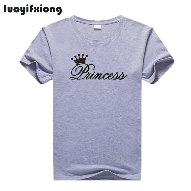 Модная женская футболка принцессы с буквенным принтом, летняя повседневная футболка с коротким рукавом, Женская хипстерская Футболка Harajuku, женские топы