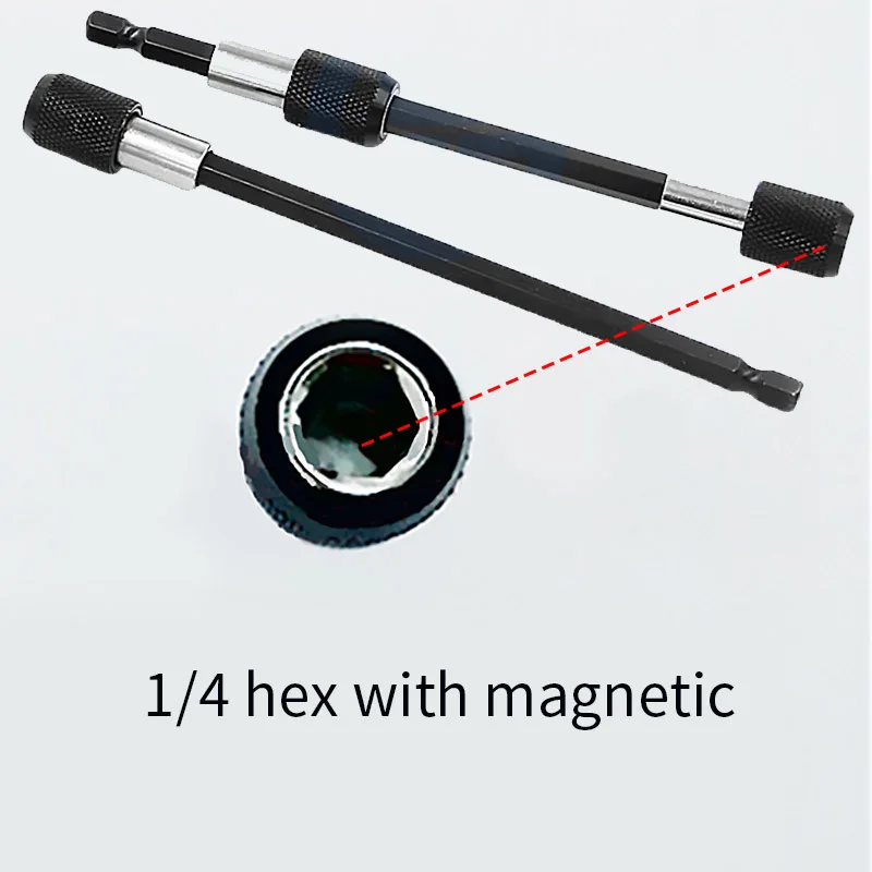 

New Styles 60 100 150mm Quick Release Hex Rod Shank Long Handle Screwdriver Bit Holder Extension Bar Repair Tools Wholesale LC