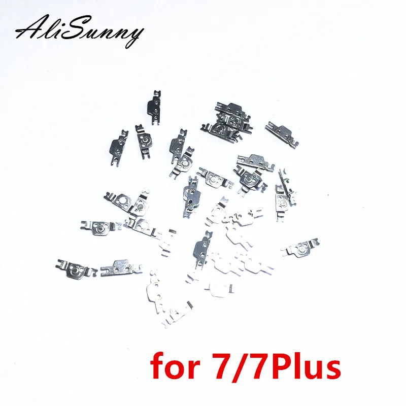 

AliSunny 100pcs Home Button Metal Spacer for iPhone 7 7Plus Shim Smiling Face Replacement Parts
