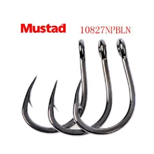 Крючки mustad для морской рыбалки 10827np# джиг крюк Jigbaits Pesca Iska 1 упак./лот