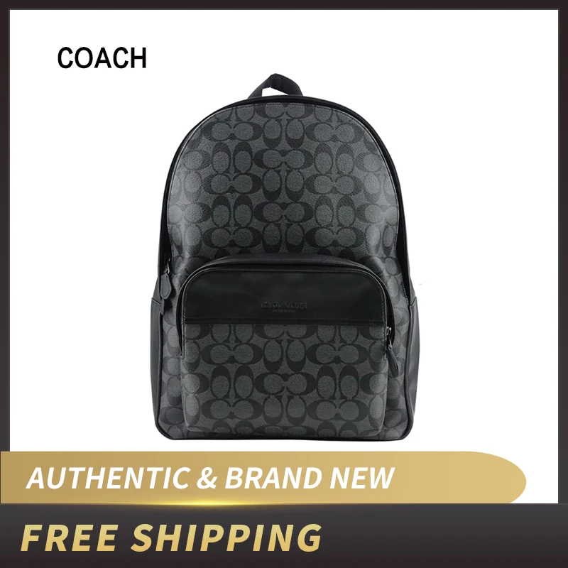 coach backpack signature