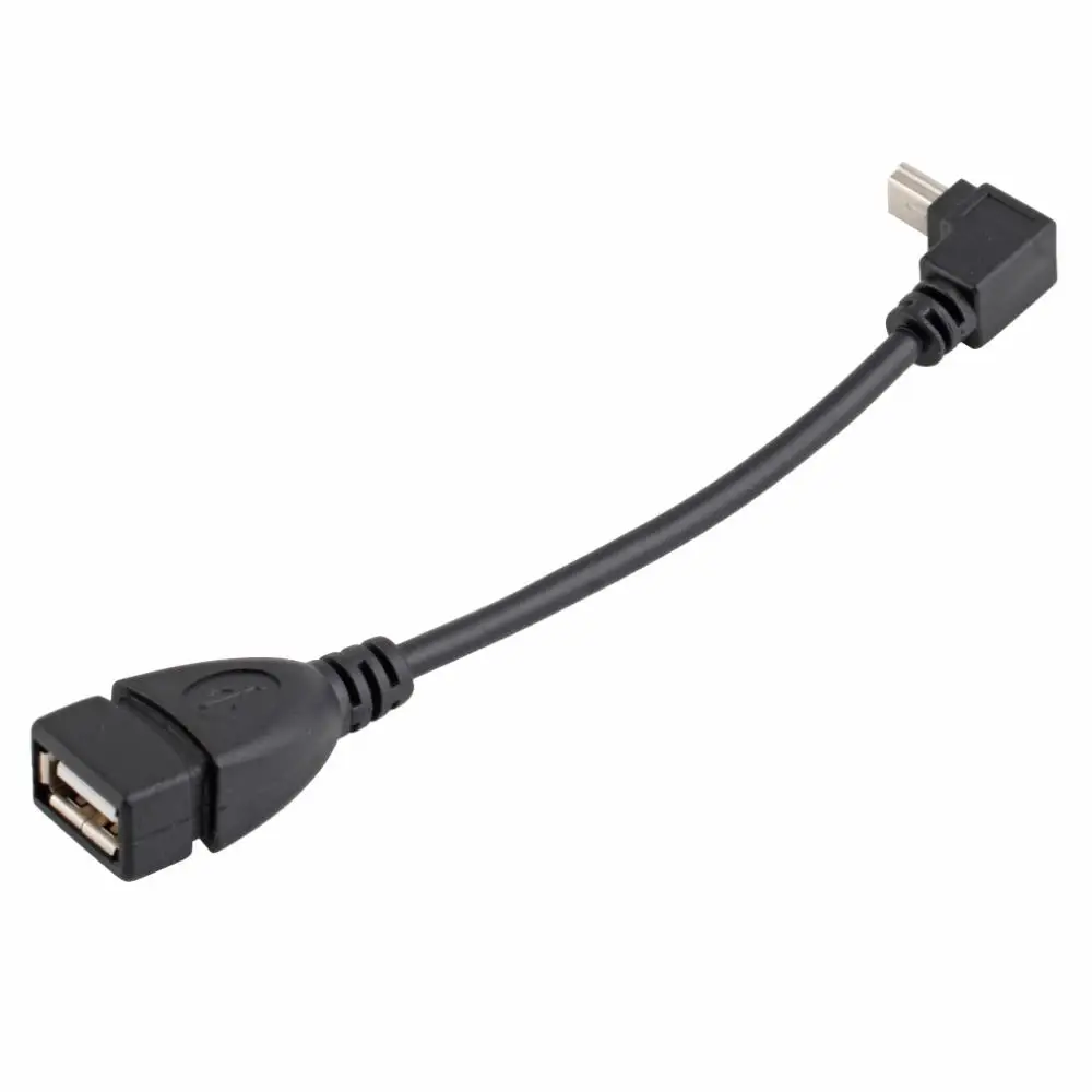 Переходник с USB A Мама на Mini 5P B папа переходник OTG кабель вверх оптовая