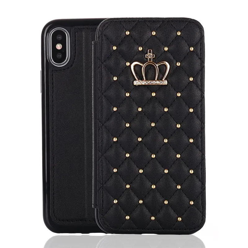 BELIAL Phone Case for iPhone 7 Case Wallet Flip Cover Luxury Diamond Leather Soft TPU Cover for iPhone X 5 5S SE 6 6s 7 8 Plus  (15)
