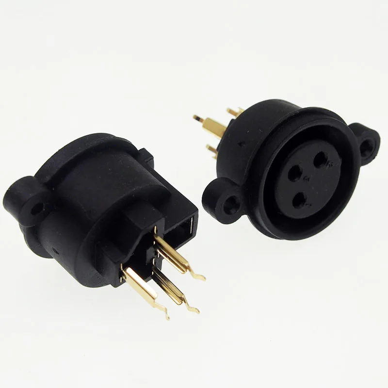 

5PCS Tuning stage player DY canon socket DIP foot 3 core canon socket XLR connector