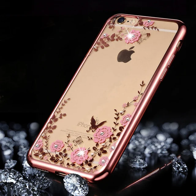 

Luxury Case For iPhone X 8 7 6 5 s SE 5s 6s Plus 6Plus 6sPlus 7Plus 8Plus Cover Silicon Ultrathin Glitter Housing Casing