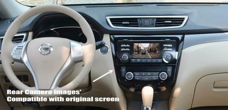 Car Rear View Camera  Back Up Reverse Camera Sets For Nissan X-Trail  Rogue 2013~2015  RCA & Original Screen Compatible (3)