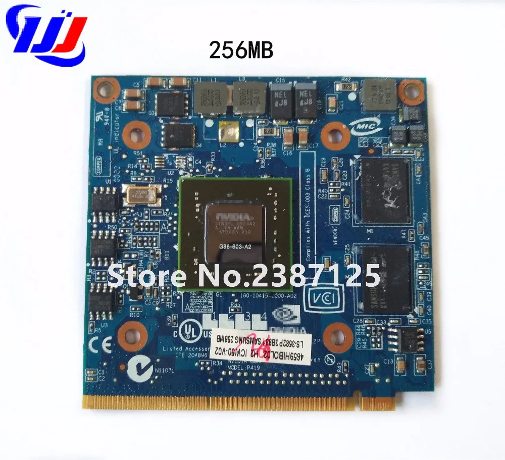 Для ноутбука cer A spire7520G 7530G 7720G 7730G Series n Vidia GeForce 8400M 8400MGS MXM II DDR2 256MB VGA Графическая видеокарта